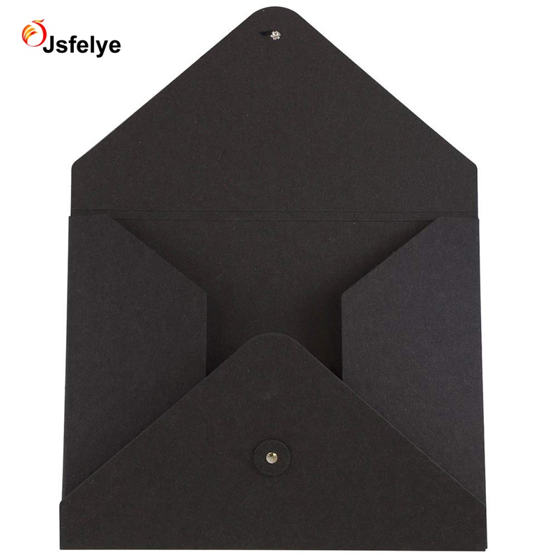 4x6 Metallic Black String Tie Closure Envelopes for A6 cards