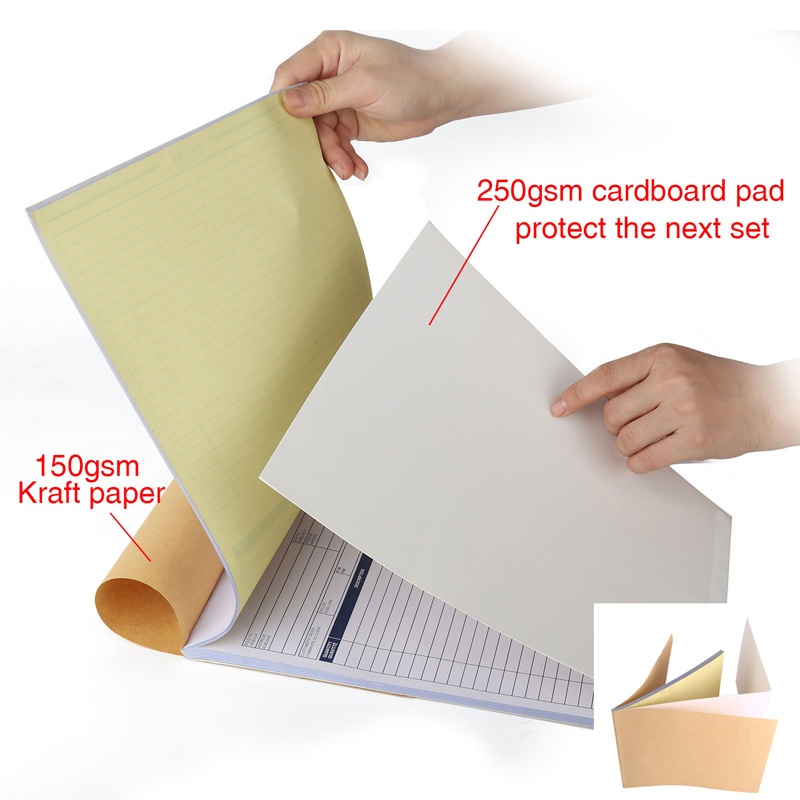 A4 size High Quality Professional Company NCR paper Invoice Receipt Book