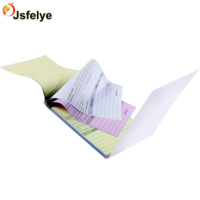 A5 Size Two parts carbonless copy paper duplicate hotel invoice book carbon copy paper book