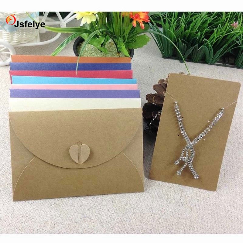 Envelope packing for jewelry necklace & Earrings