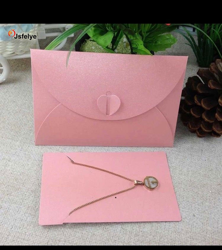 Envelope packing for jewelry necklace & Earrings