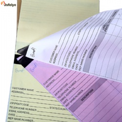 A5 Size Two parts carbonless copy paper duplicate hotel invoice book carbon copy paper book