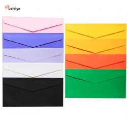 Colorful Paper Envelopes 220*105mm Party Gift Wedding Letter Invitations