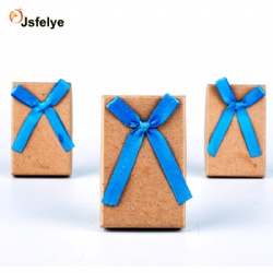 Kraft Paper Ring Earring Necklace Box Luxury Wedding Jewelry Box