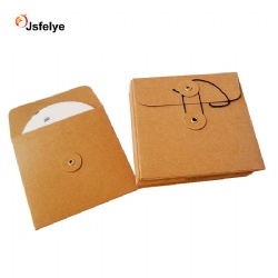 Kraft paper string and tie CD DVD Envelope Sleeve