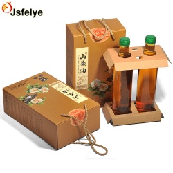 Luxury Gift Wine Bottle Box with cardboard Insert